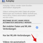 Faebook Videos Autoplay deaktivieren Android 3