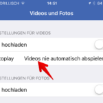 Faebook Videos Autoplay deaktivieren iOS 4