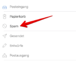 GMX Spam markieren iOS-App Anleitung 2