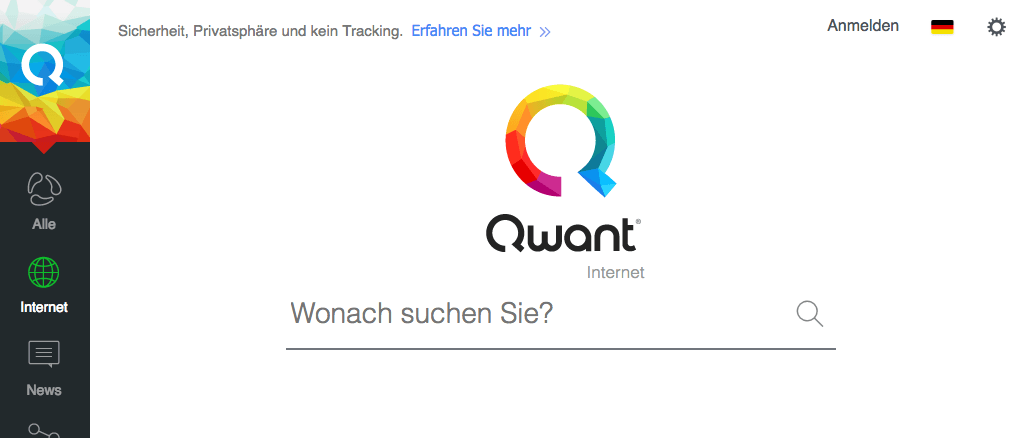 Qwant Suchmaschine