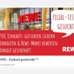 REWE Gutschein Gewinnspiel Datensammler