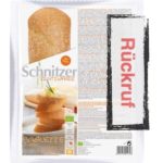 Rückruf Schnitzer Bio Baguette classic