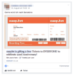 easyJet Tickets Gewinnspiel