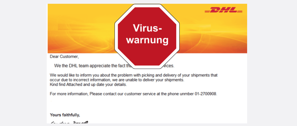 2017-09-07 DHL Express Spam Virus