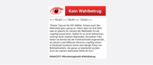 2017-09-11 Bundestagswahl Fake Wahlbetrug Stimmzettel