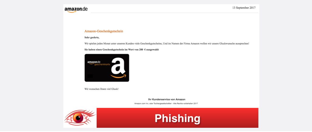 2017-09-13 Amazon Phishing Amаzon-Gesсhenkgutsсhein
