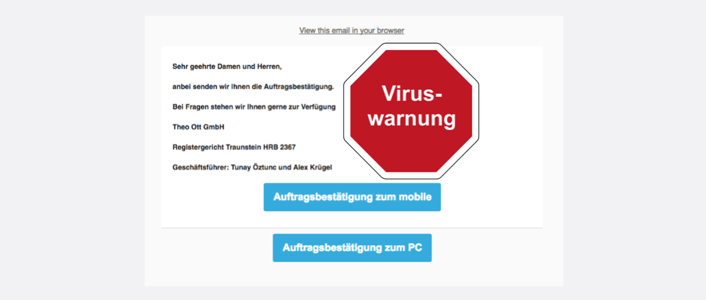 2017-09-28 Spam Virus Auftragsbestaetigung