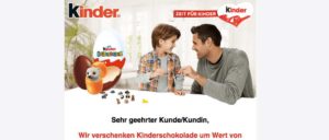 Gewinnspiel Kinderschokolade