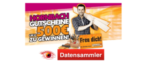 Hornbach Gewinnspiel Datensammler_log