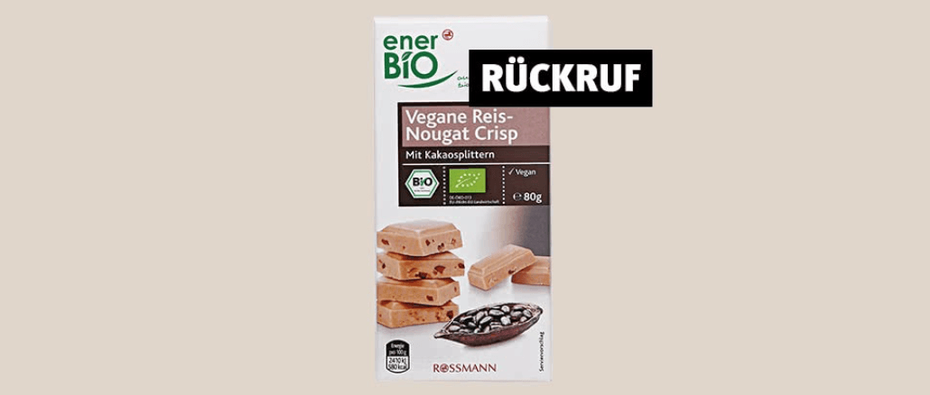 Rückruf Rossmann Schokolade