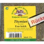 Rückruf Thymian gerebelt