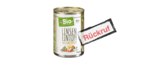 Rückruf dmBio Linsen­eintopf