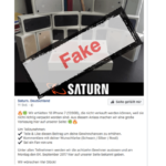 Saturn Gewinnspiel Facebook Fake