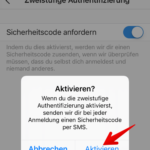 Instagram zweistufige Authentifizierung