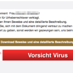 2017-10-11 E-Mail Spam Abmahnung Virus