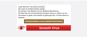 2017-10-11 E-Mail Spam Abmahnung Virus