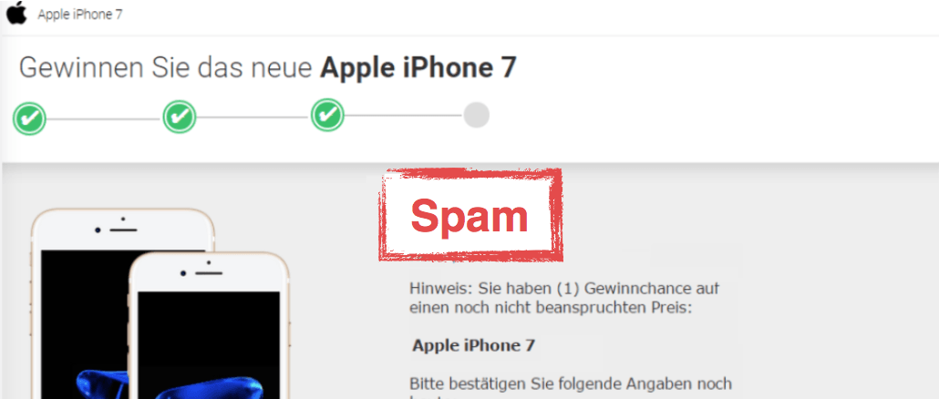 2017-10-16 Fake-Mail im Namen von Apple zu iPhone 7