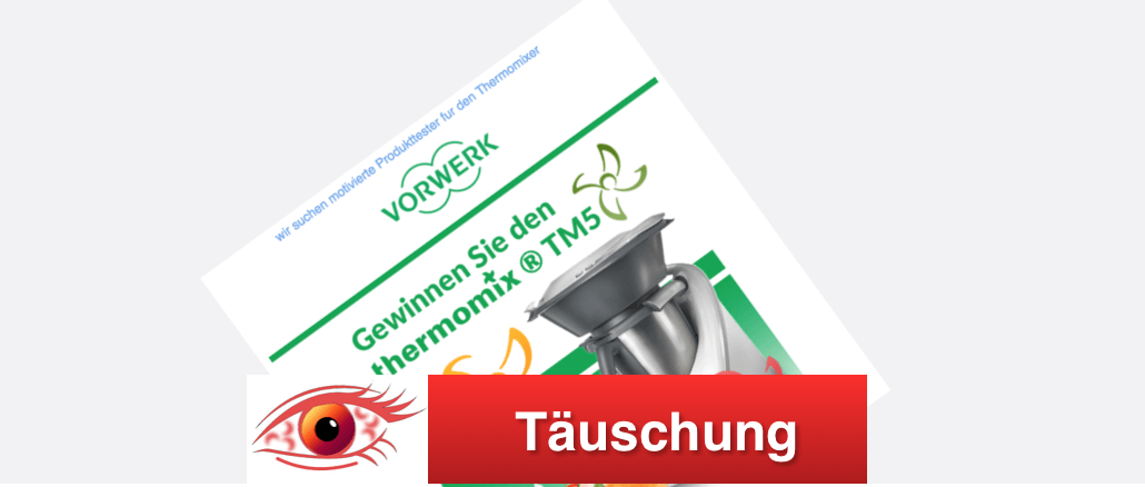 2017-10-27 Thermomix Produkttester gesucht Spam Mail