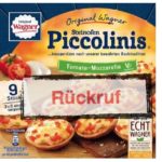 Rückruf Wagner Piccolinis