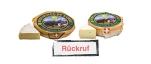 Rückruf französischer Rohmilchkäse