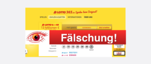 lotto365.de Fälschung fake betrug