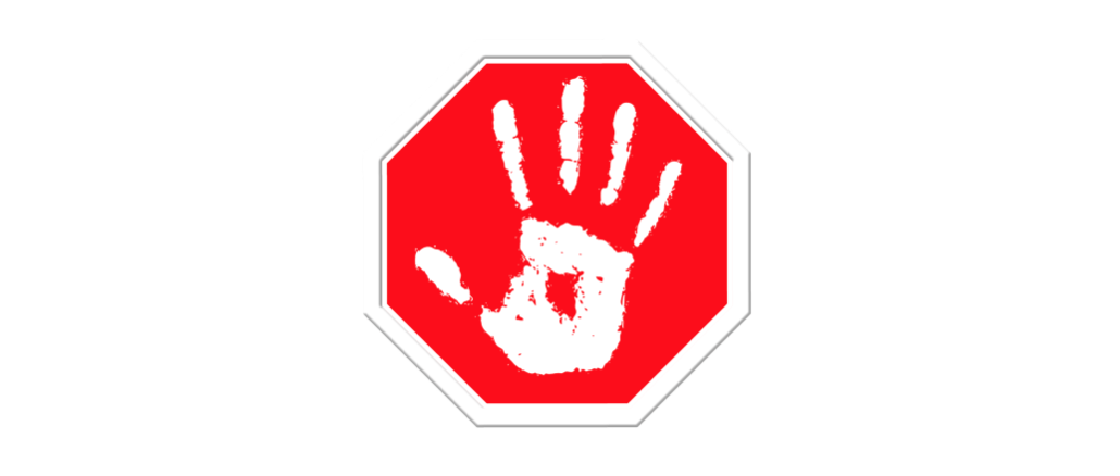 Symbolbild Stopp Halt Gefahr