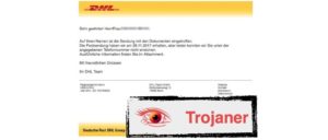 DHL Virus Mail Trojaner