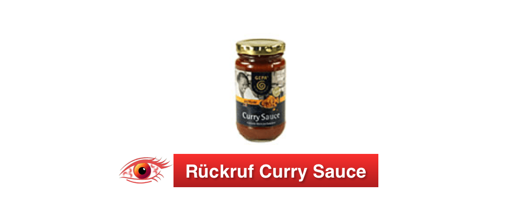 Rückruf Curry Sauce Gepa