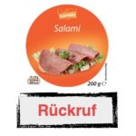 Rückruf Globus Korrekt Salami