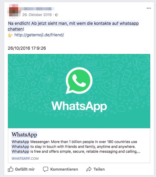 WhatsApp Update Kettenbrief