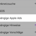 Anleitung iOS ortsabhaengige Werbung deaktivieren 5