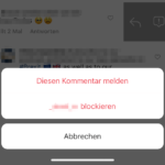 Instagram Kommentar melden 3