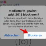 Instagram Profil blockieren 3