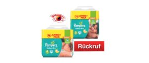 Rückruf Pampers Windeln