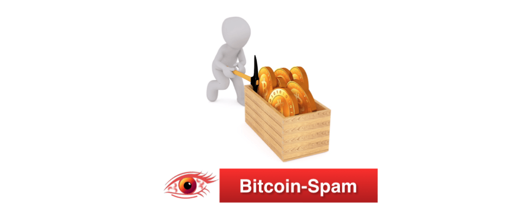 Vorsicht Spam-Mail führt Sie auf Kryptowährung Seiten - nicht anklicken