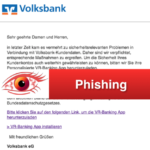 Volksbank Spam Mail VR-Banking-App