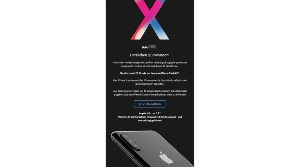 iPhoneX Gewinnspiel