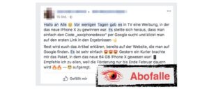 iPhoneX Gewinnspiel