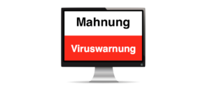 Mahnung Virus Symbilbild