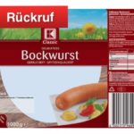 Rückruf Kaufland K-Classic Delikatess Bockwurst