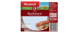 Rückruf Kaufland K-Classic Delikatess Bockwurst
