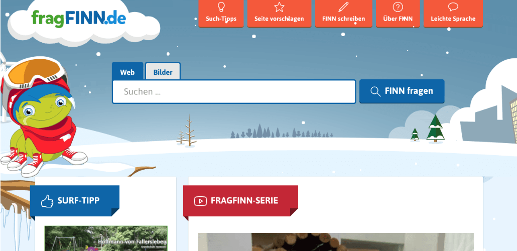 fragFINN - die Suchmaschine Kinder