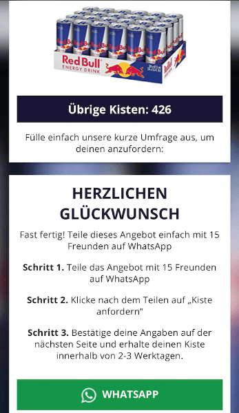 2018-04-16 Kettenbrief WhatsApp eine kostenlose Kiste Red Bull 2