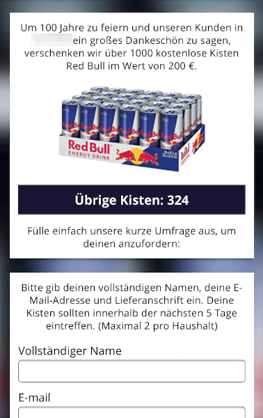 2018-04-16 Kettenbrief WhatsApp eine kostenlose Kiste Red Bull 3