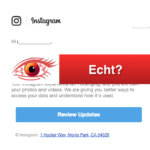2018-04-25 E-Mail von Instagram zu neuen Datenschutzrichtlinien ist echt