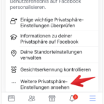 Facebook Google Suche deaktivieren mobil