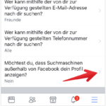 Facebook Google Suche deaktivieren mobil