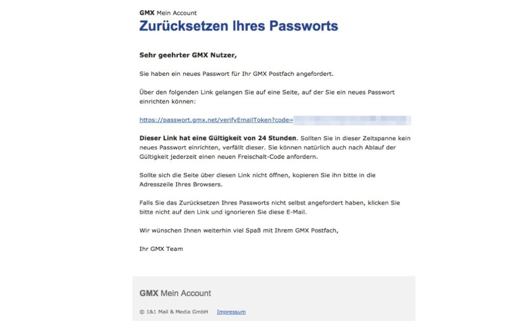 Passwort probleme gmx login Ich habe