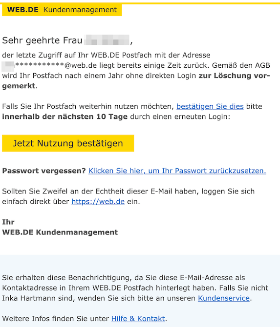 2019-06-21 Web.de echte E-Mail