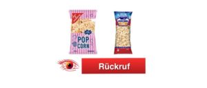 Rückruf Popcorn Netto, Edeka, Marktkauf
